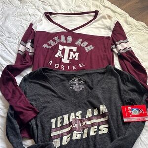 Lot of 2 NWT Texas A&M XL Shirts